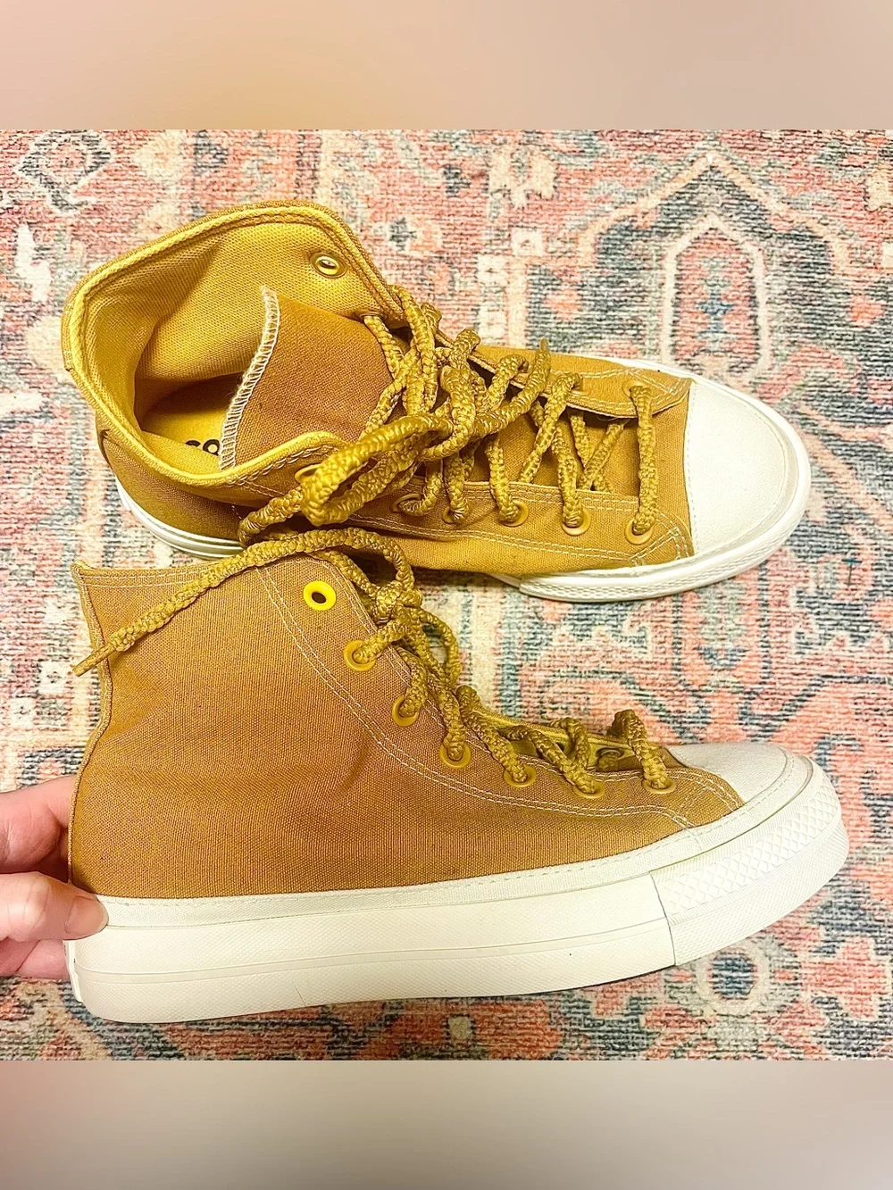 Converse Chuck Taylor High Top All Star Lift Platform Sneakers - Picture 5 of 10